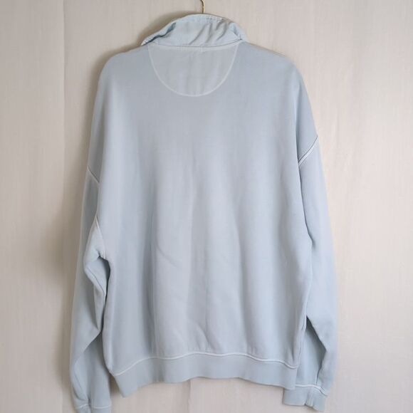 Tommy Bahama 1/4 Zip Blue Knit Top XL - Picture 5 of 6